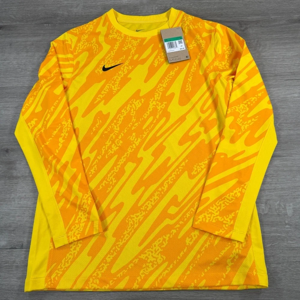 Nike Youth Gardien V Goalkeeper Jersey size XL FD7481-719 Yellow NWT